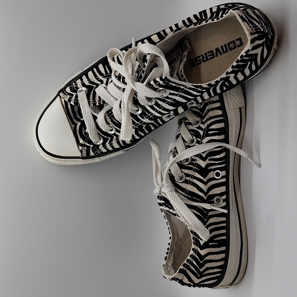 Converse All Star Low Top Zebra Print